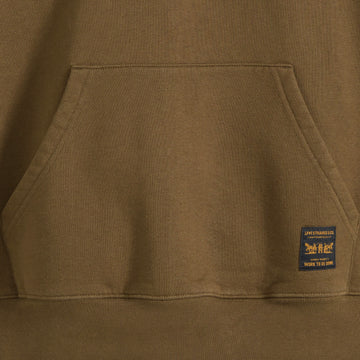 sweat à capuche workwear - Brun