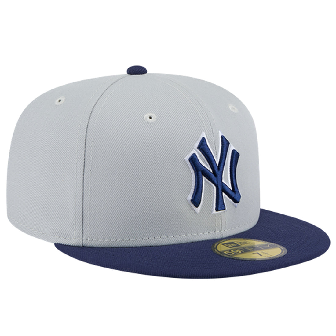New York Yankees Color 59FIFTY Fitted Hat - Silver Light Navy