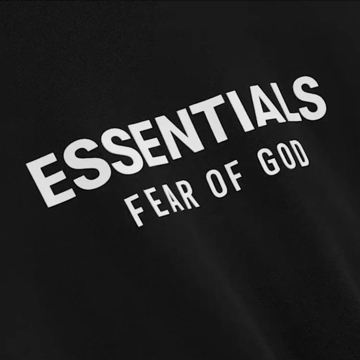 Essentials FOG Classic Full Zip Hoodie Jet Black/White SS25