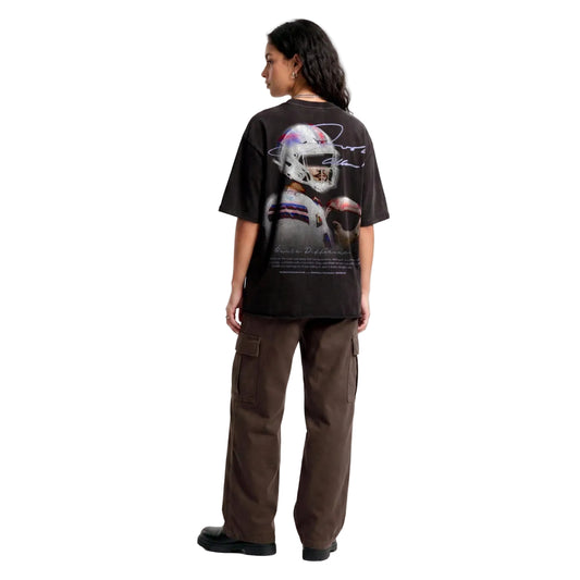 BUILT DIFFERENT BLUR TEE -  Faded Black