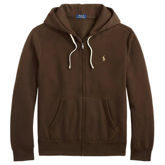 The RL Fleece Hoodie - Brown