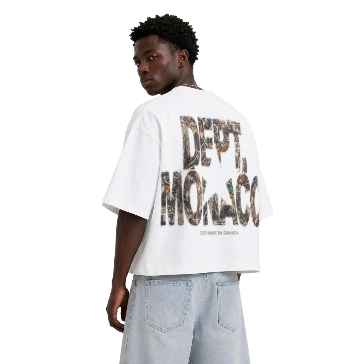 T-SHIRT CAMO DEPT. TEE - Blanc