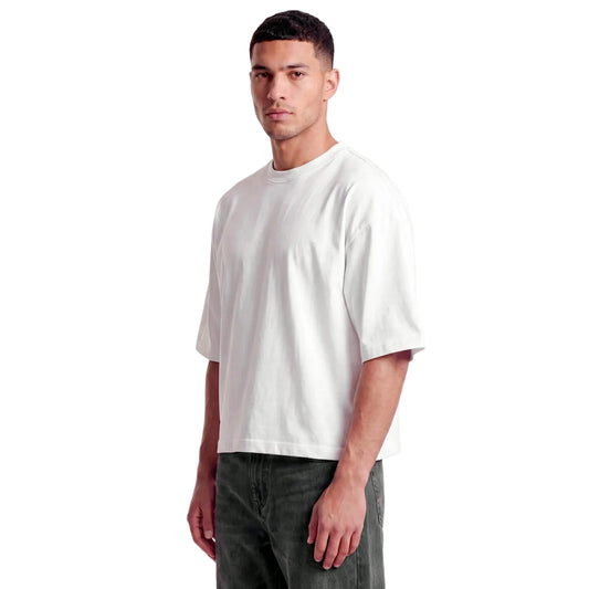 T-SHIRT LABEL CAMO - Blanc