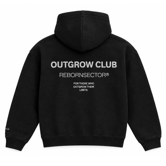 "OUTGROW" HOODIE - Noir
