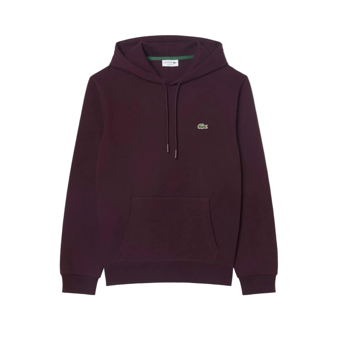 Sweatshirt à capuche molleton de coton - Marron Bourgogne