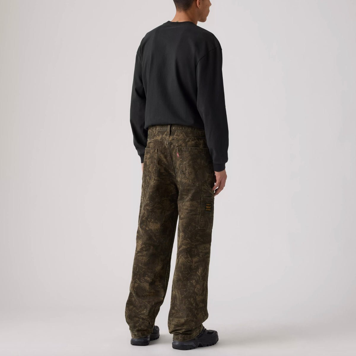 Jean menuisier doublé au genou 568MC ample droit - Camo