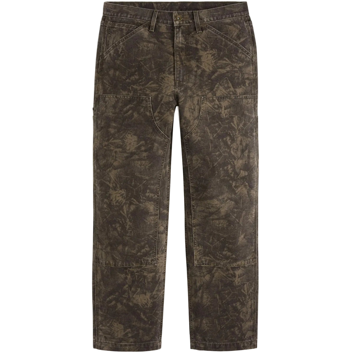 Jean menuisier doublé au genou 568MC ample droit - Camo