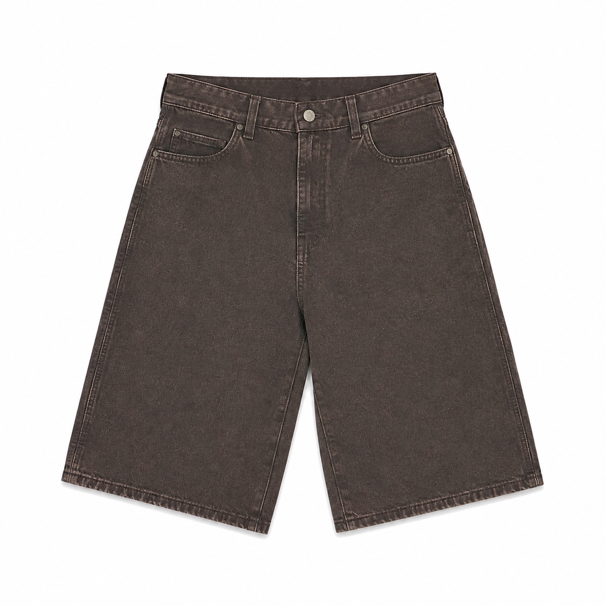 Short en jean ample 958 13-Inch - Brun foncé