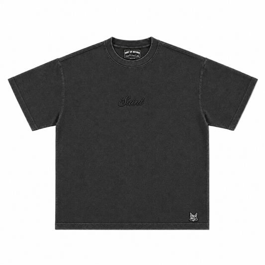 Saint Piqué T-Shirt - Black