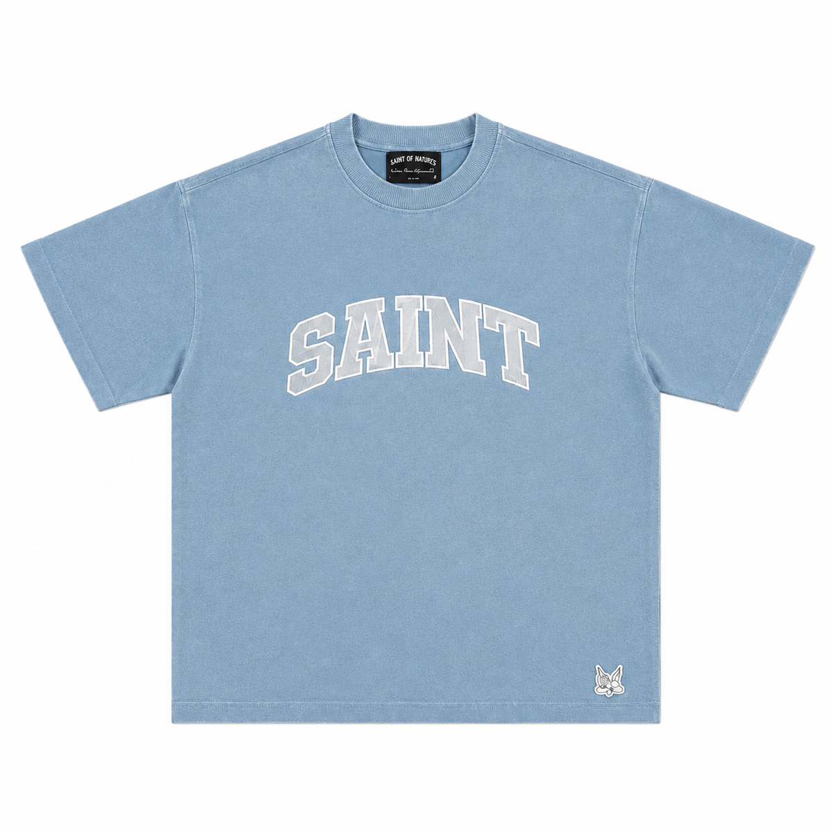 T-shirt Saint Piqué - Bleu pâle