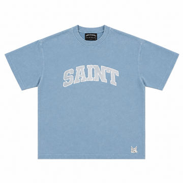 T-shirt Saint Piqué - Bleu pâle