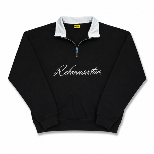 "ASCENT" QUARTER ZIP - NOIR