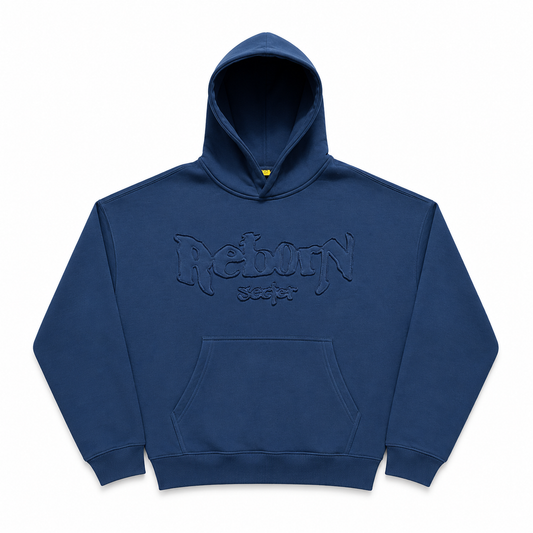 "VOID" HOODIE - BLEU