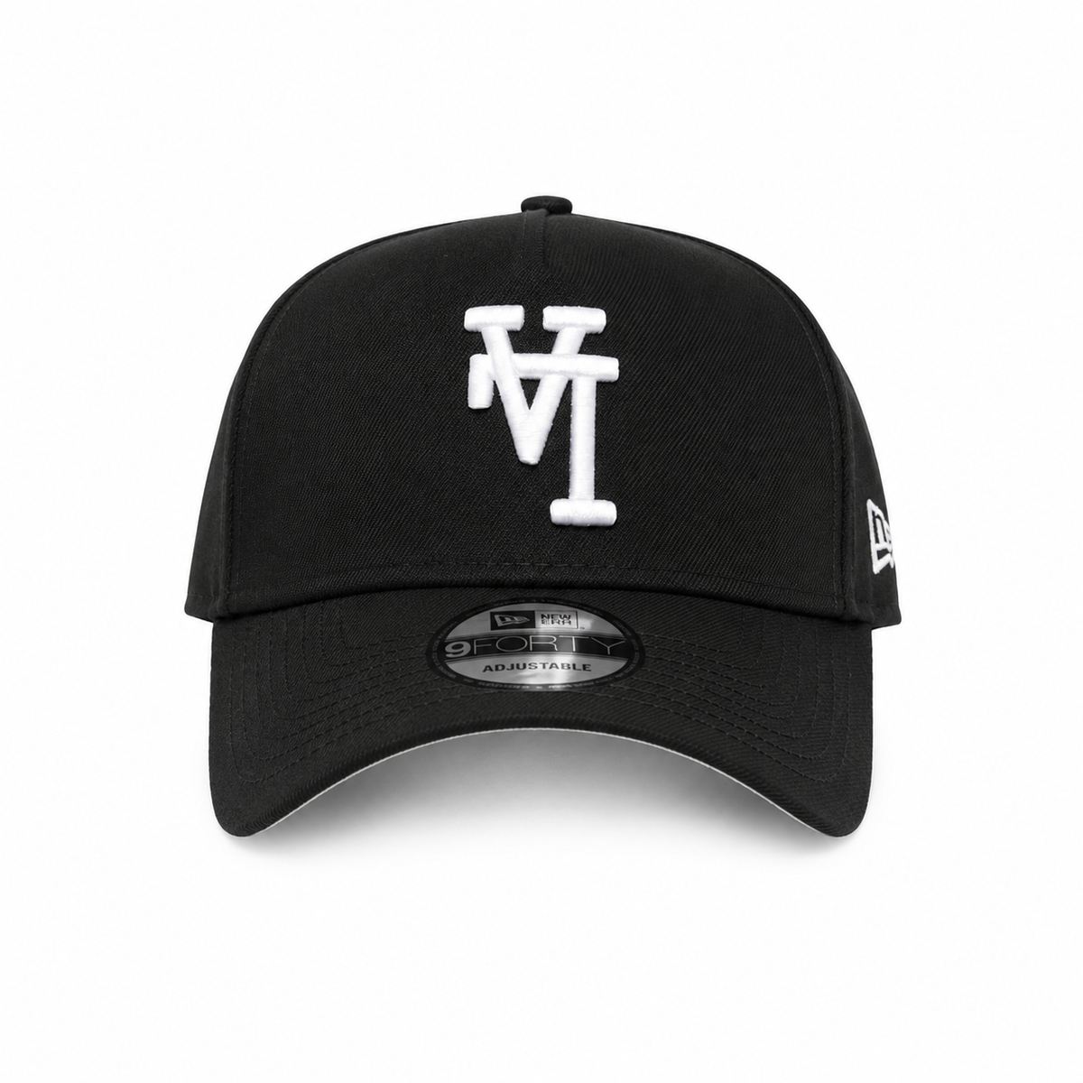 Los Angeles Dodgers 'Upside Down LA Logo' 9FORTY A-Frame Snapback - Noir