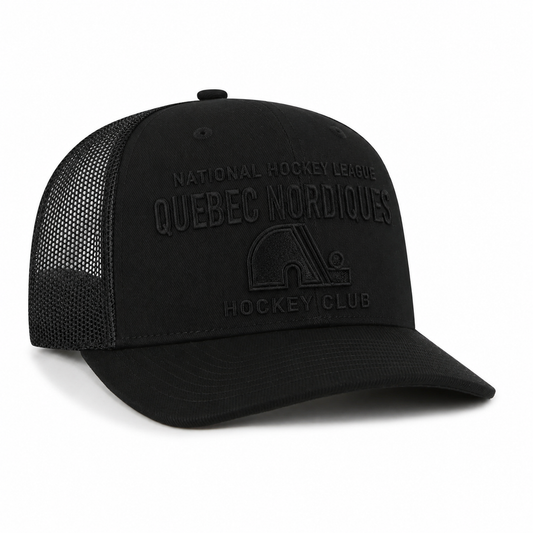 QUEBEC NORDIQUES '47 TRUCKER - Noir/noir