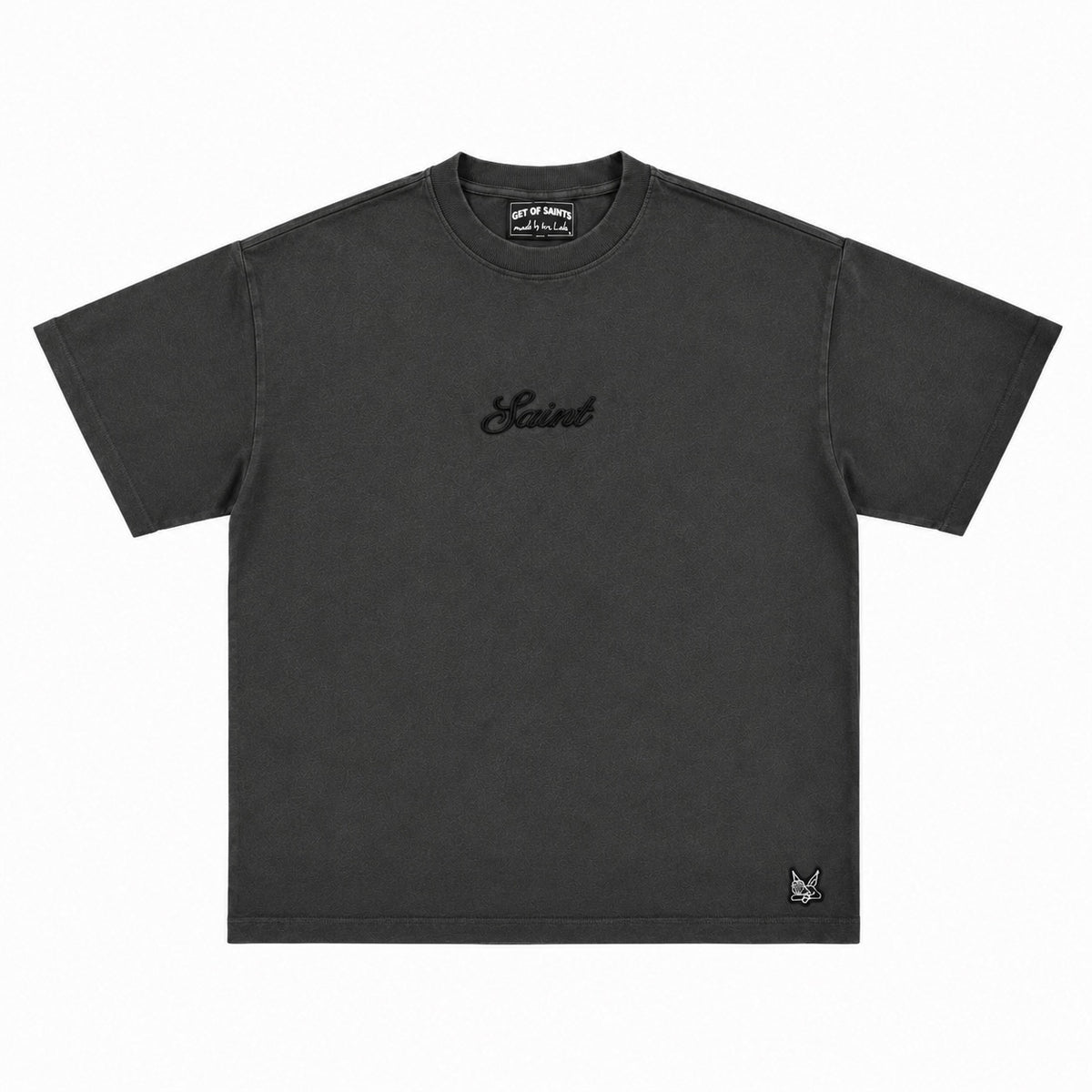 Saint signature Tee - Dark grey
