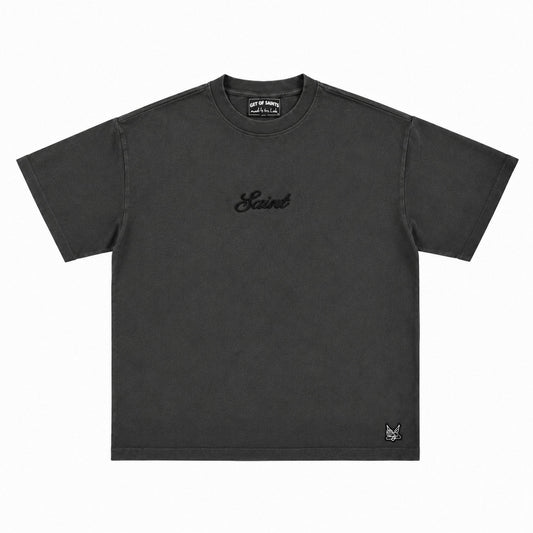 Saint signature Tee - Dark grey