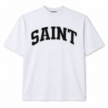 T-shirt Saint Heavyweight - Blanc / noir