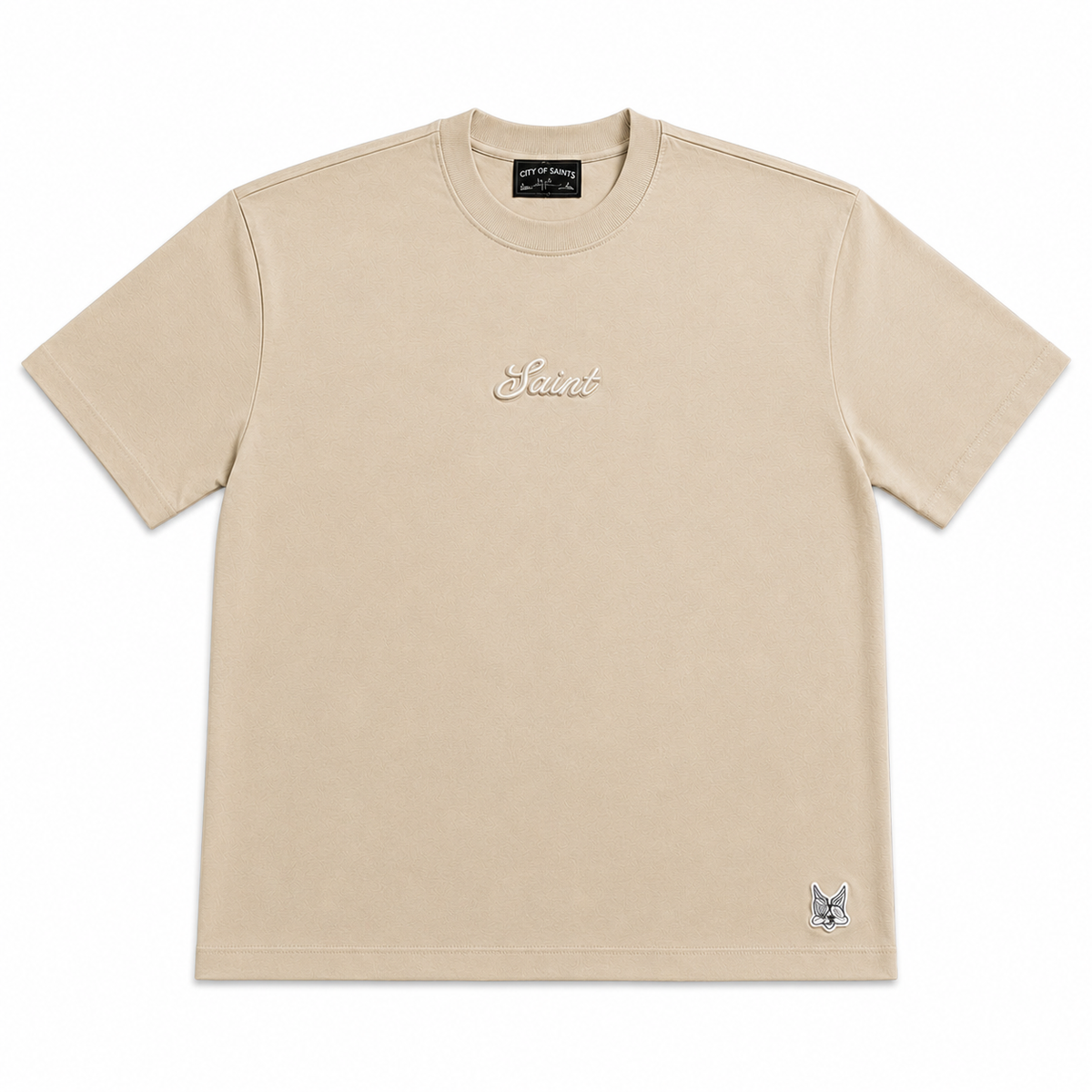 T-shirt Saint signature - Crème