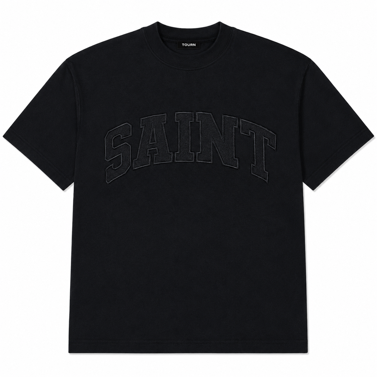 Saint Heavyweight Black/Black tee