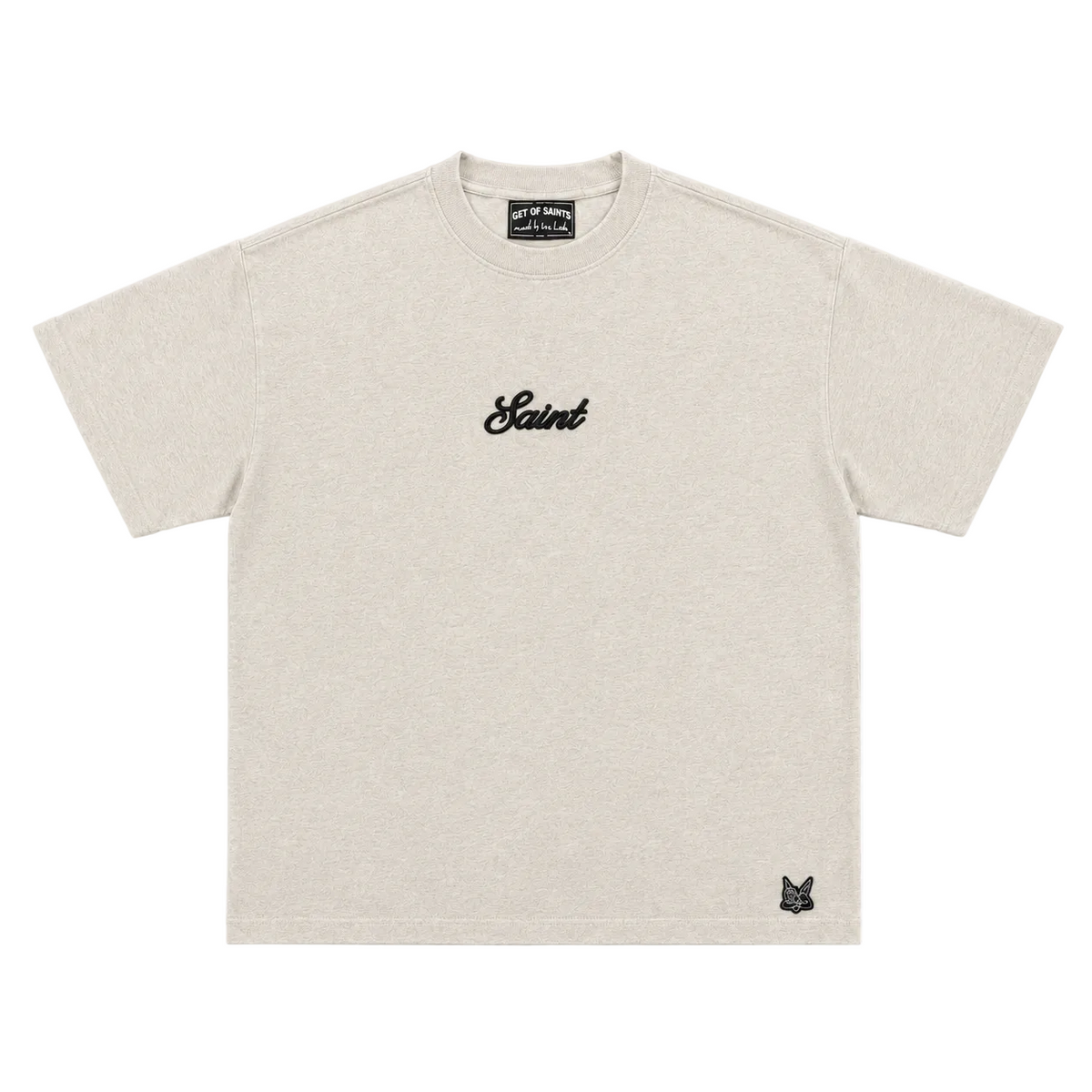 T-shirt Saint signature - Gris clair chiné