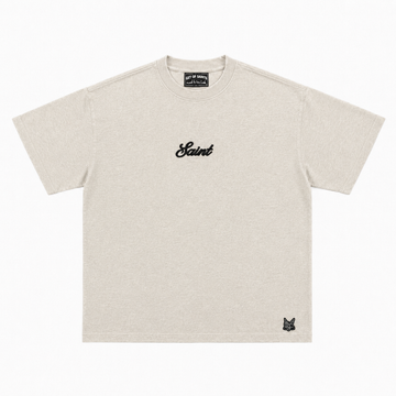 T-shirt Saint signature - Gris clair chiné