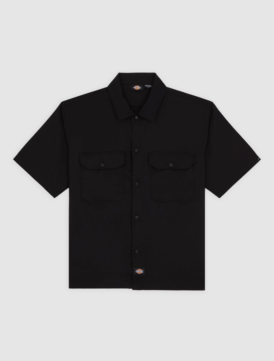MENS UNIONVILLE GD S/S WORK SHIRT - Black