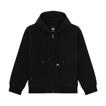 Dickies Hilham Hooded Canvas Jacket - Black