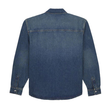 Chemise en jean à manches longues Mechanic - Bleu Kaki