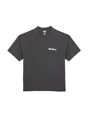 T-shirt teint en pièce mi-lourd Slayden - Noir