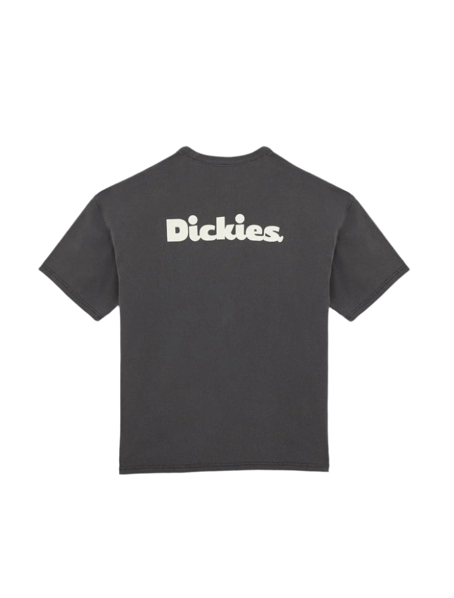 T-shirt teint en pièce mi-lourd Slayden - Noir