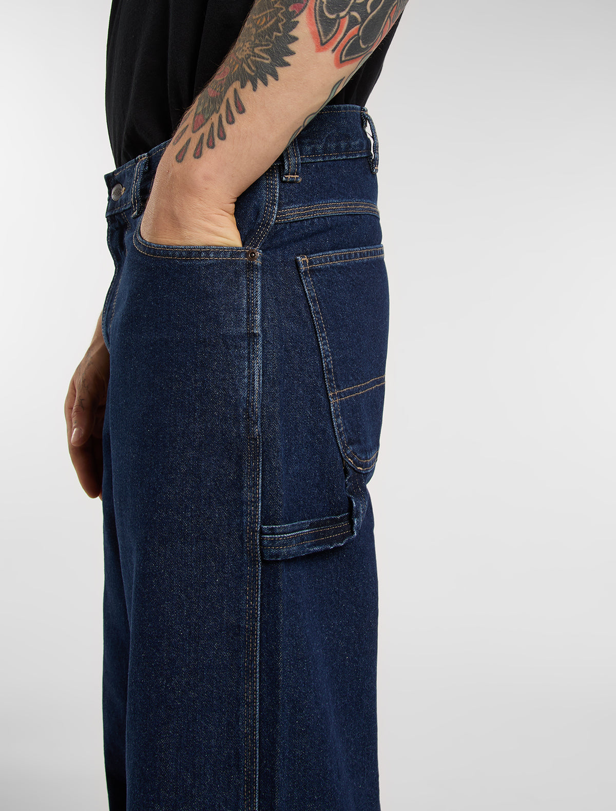 997 loose straight carpenter jeans - Dark indigo