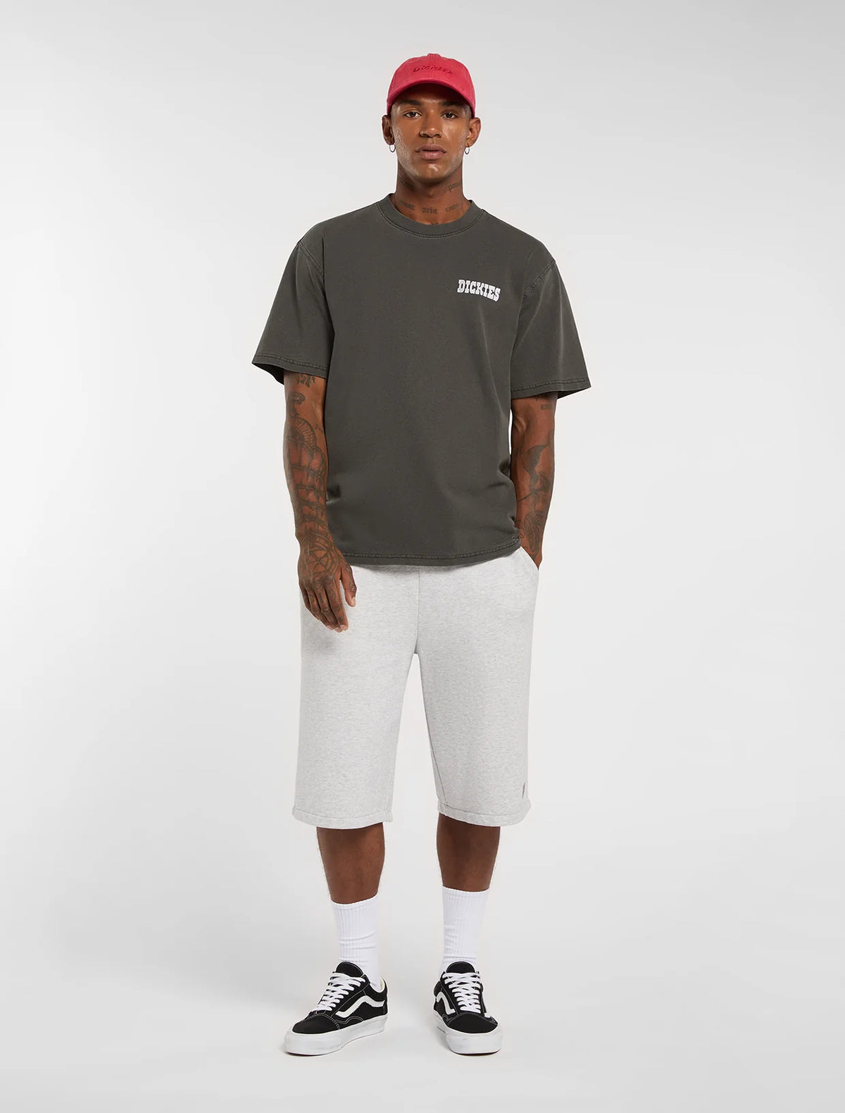 MENS STREETSBORO 13" SWEAT SHORT - LIGHT GRAY 
