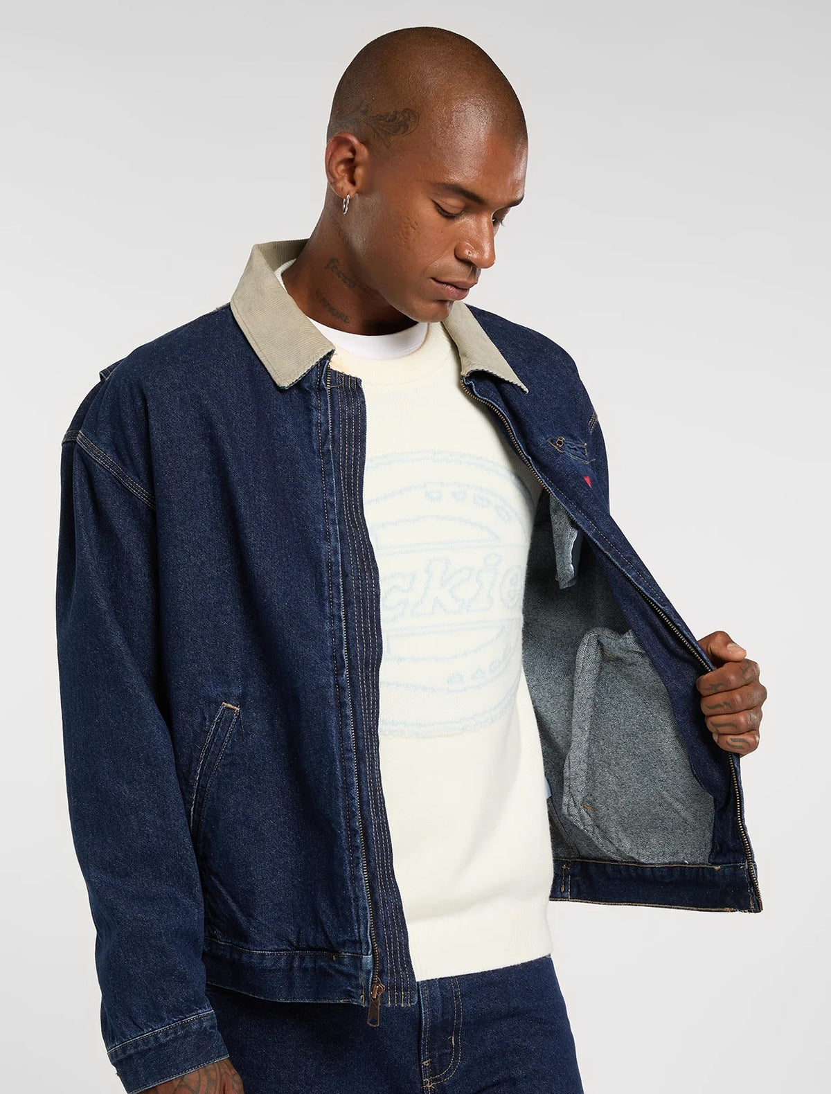 Denim painter jacket - Dark Indigo