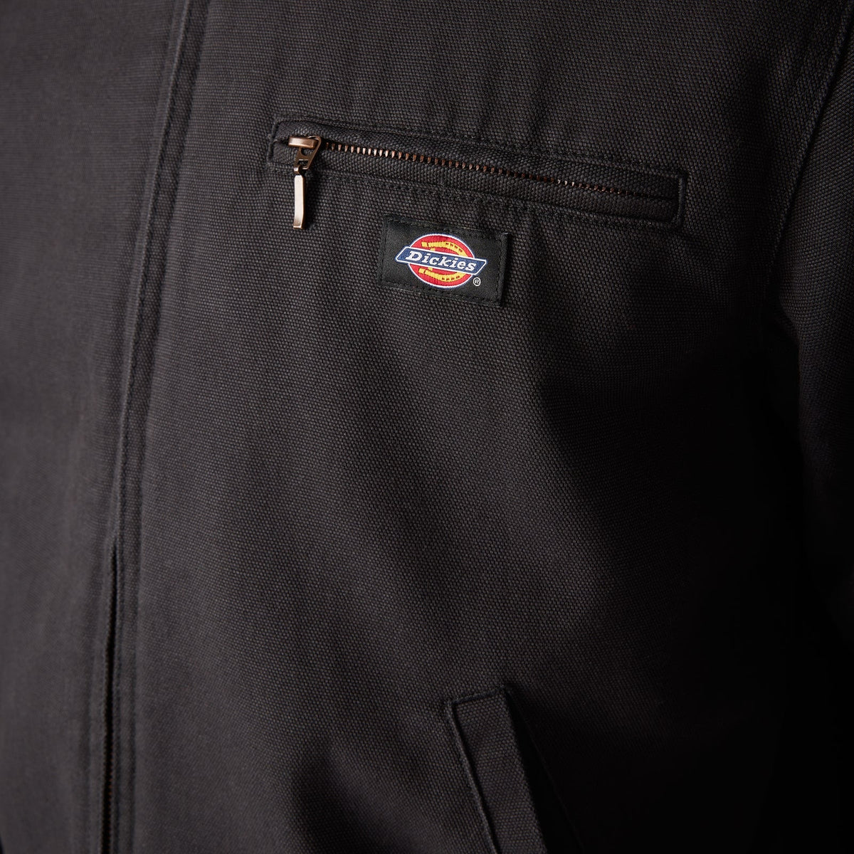 Manteau en toile Duck doublée - Noir