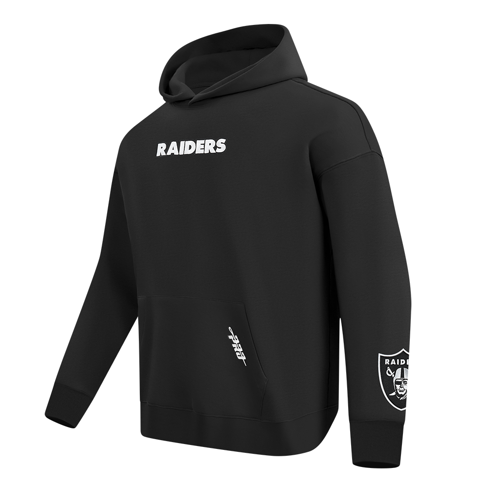 Pro Standard 'Las Vegas Raiders Wingspan' Drop Shoulder Hoodie (Black)