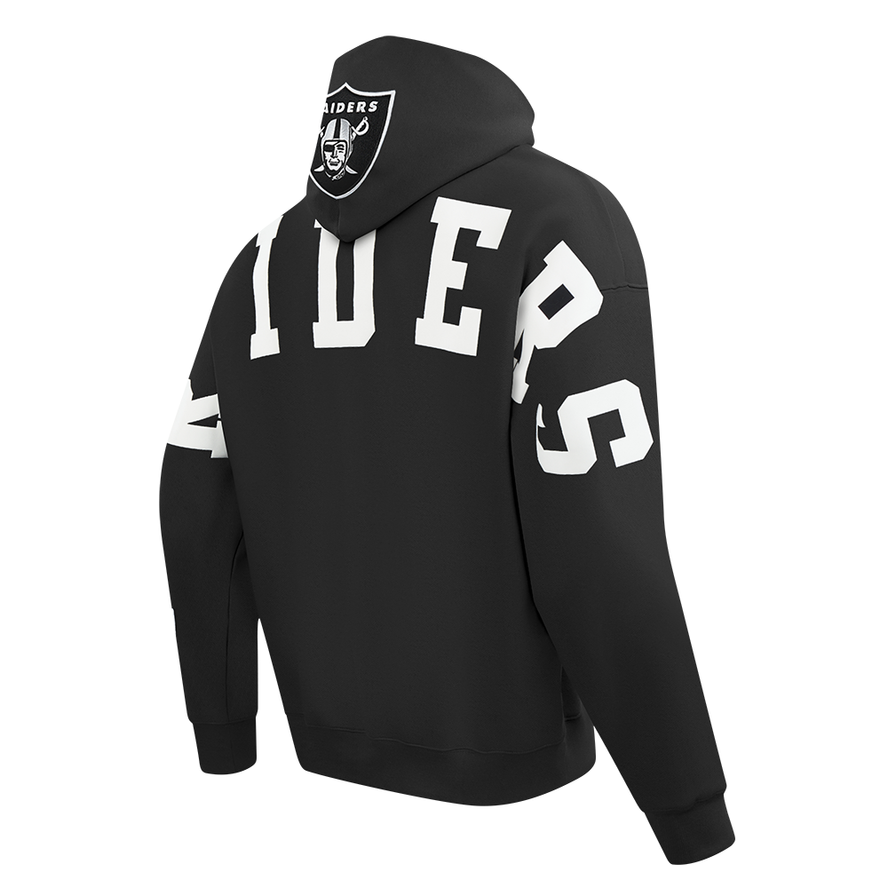 Pro Standard 'Las Vegas Raiders Wingspan' Drop Shoulder Hoodie (Black)