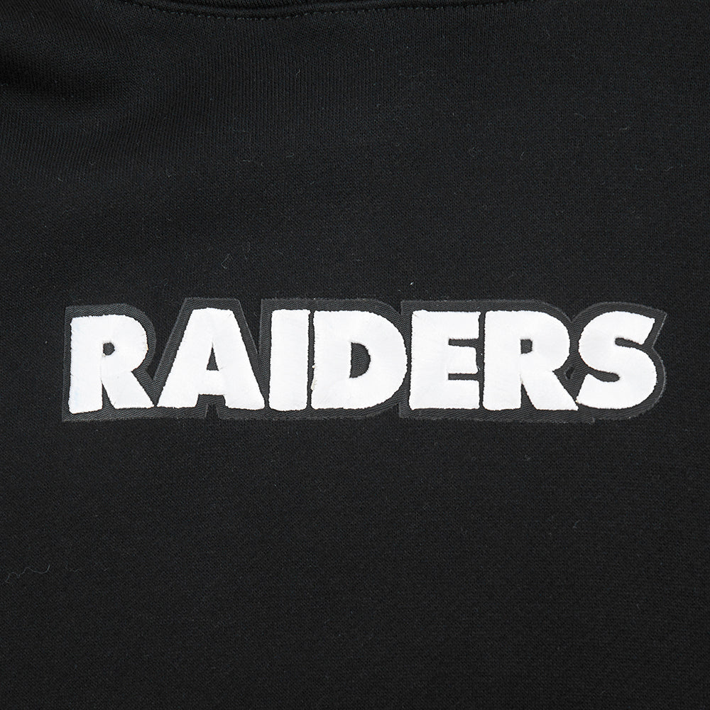 Pro Standard 'Las Vegas Raiders Wingspan' Drop Shoulder Hoodie (Black)