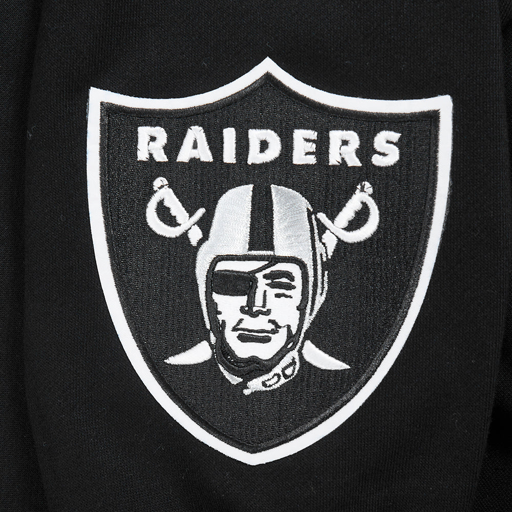 Pro Standard 'Las Vegas Raiders Wingspan' Drop Shoulder Hoodie (Black)