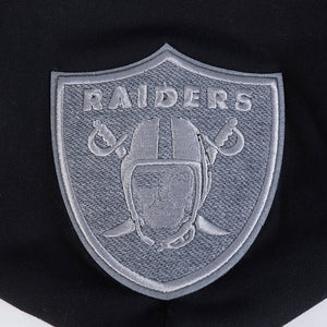 NFL RAIDERS DROP SHOULDER HOODIE - Black