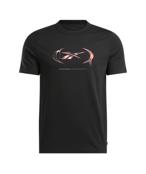 graphic series basketball drip t-shirt - BLack