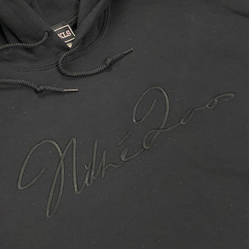 Tonal signature hoodie Black (Brodé)