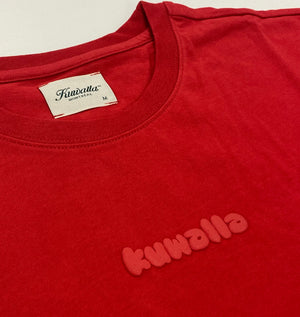 Bubble Print Tee - Red