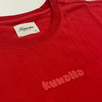 Bubble Print Tee - Red