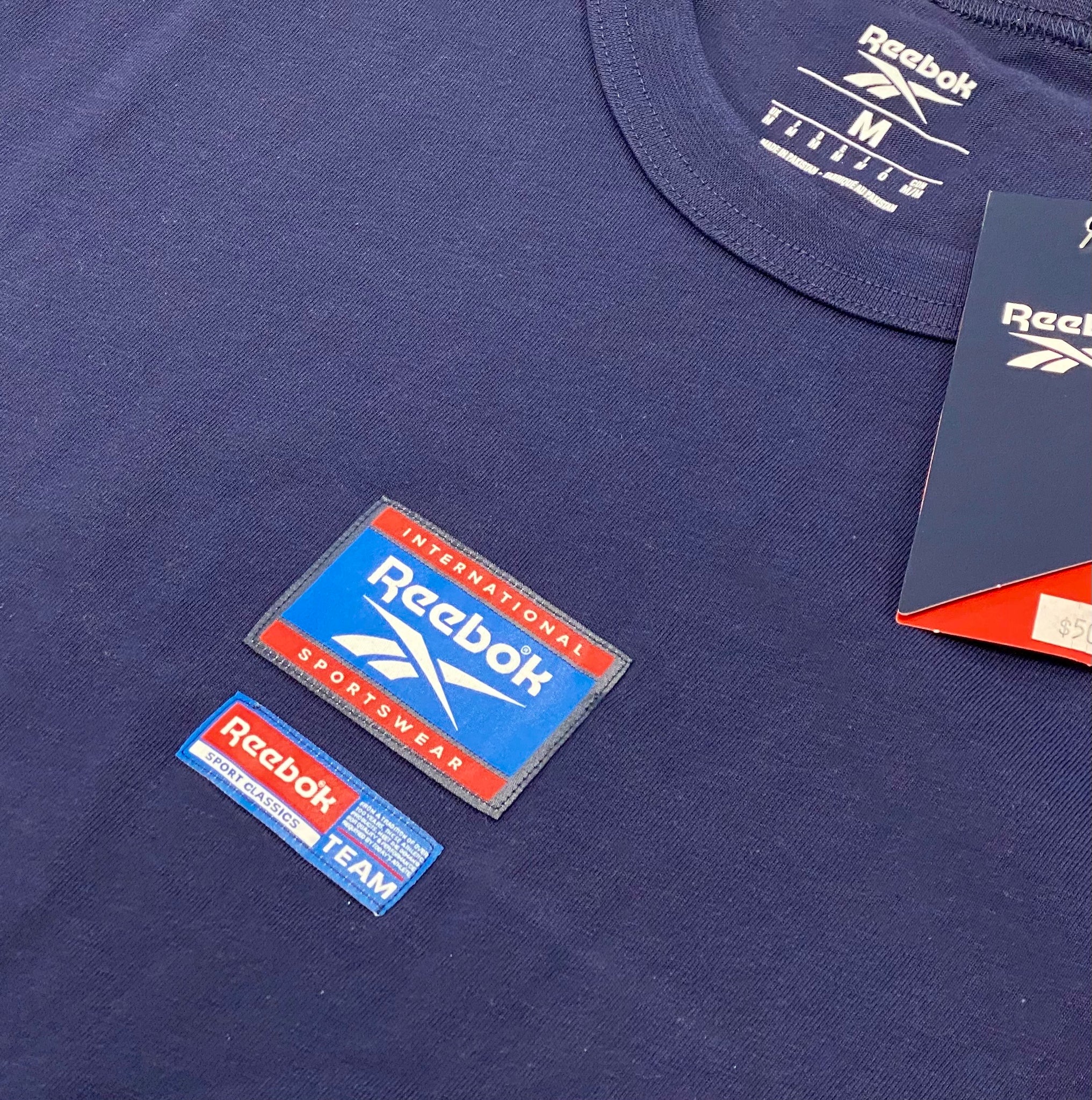 reebok identity badge t-shirt - Navy