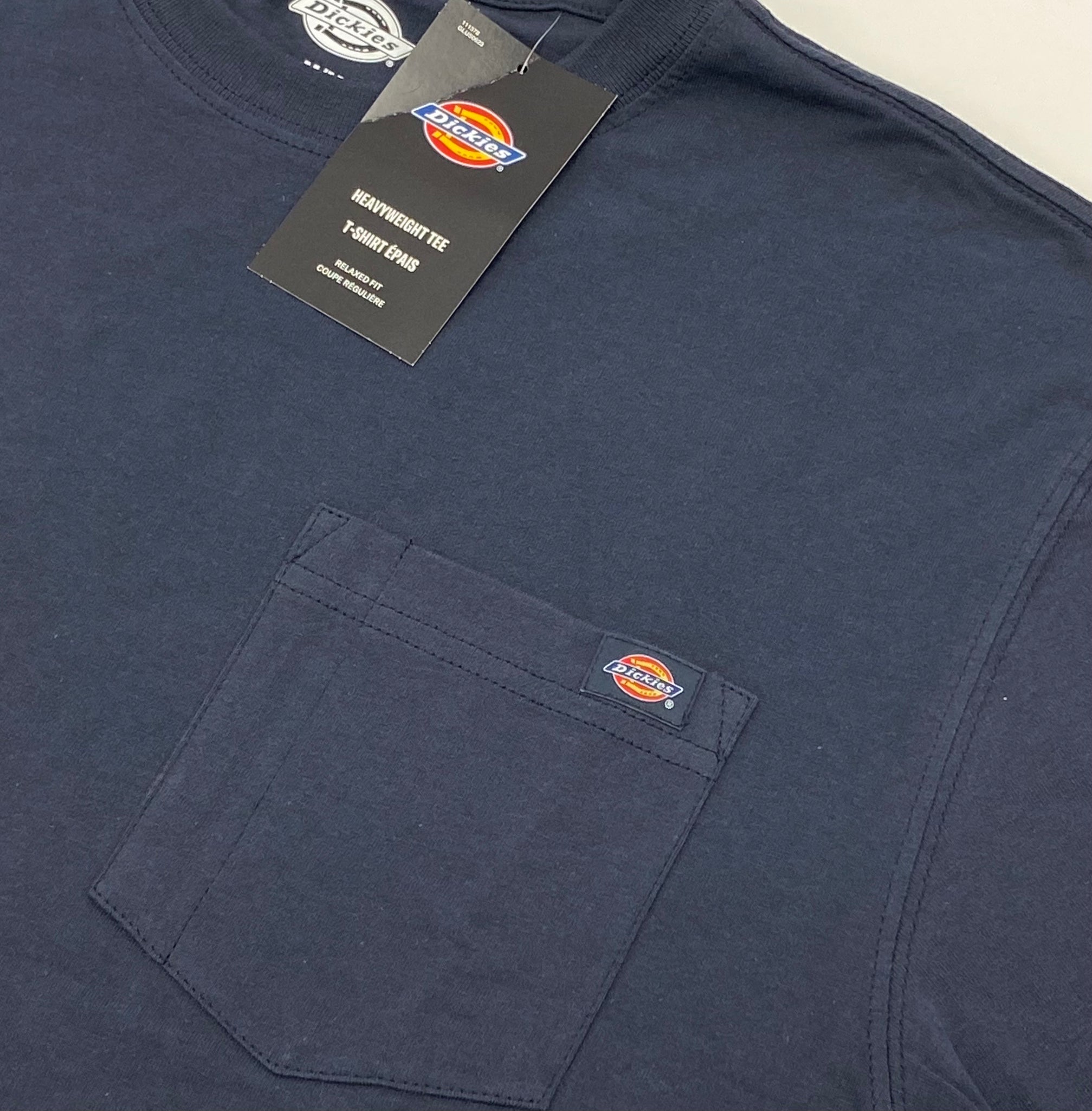 Heavyweight Short Sleeve Pocket T-Shirt - Dark Navy