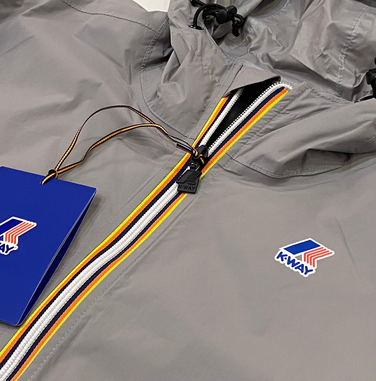 Le Vrai Claude Windbreaker & Rain Jacket - Grey Frost