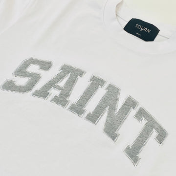 T-shirt Saint Heavyweight - Blanc / gris