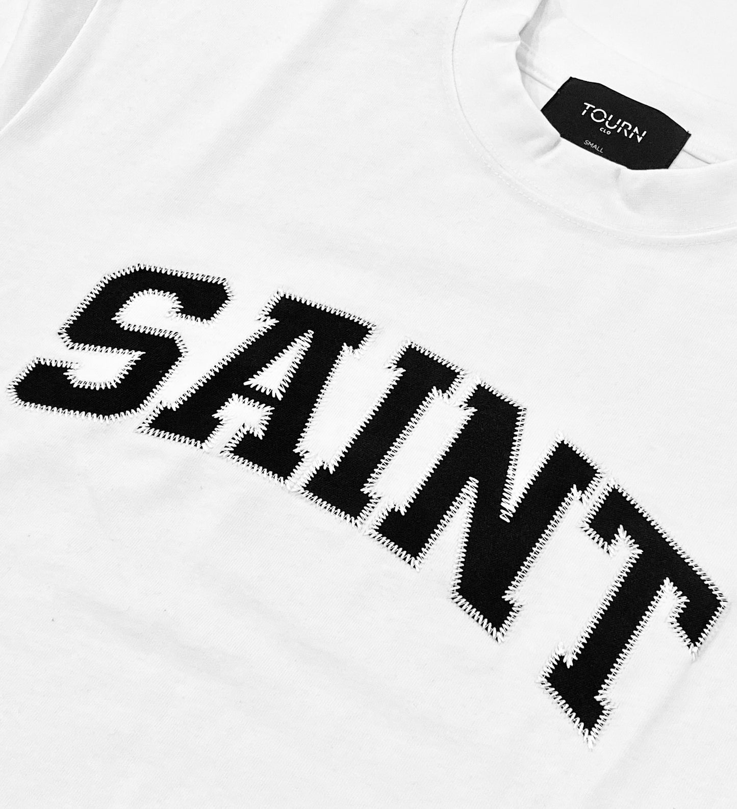 Saint Heavyweight T-Shirt White/ Black
