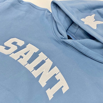 Sweat à capuche Saint Logo - Bleu ciel